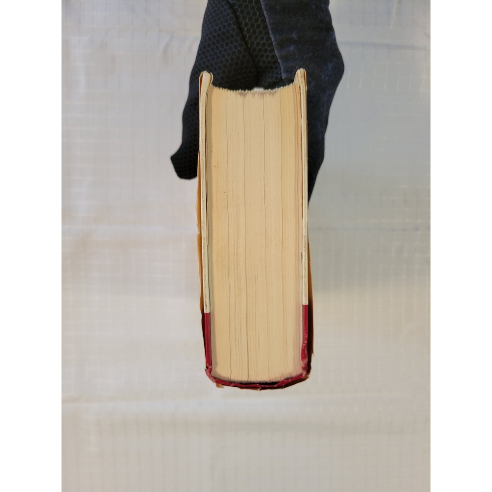 Vintage Hardcover Book with Dust Jacket Red Cream Classic Literature Decorative - Picture 6 of 7